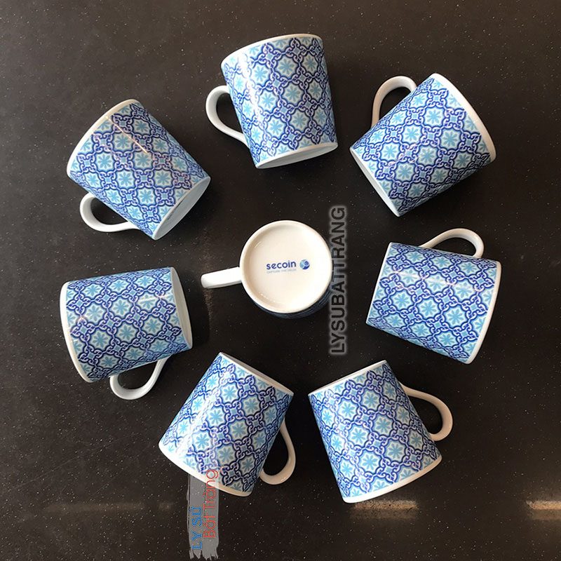 Đặt hàng ly sứ in logo