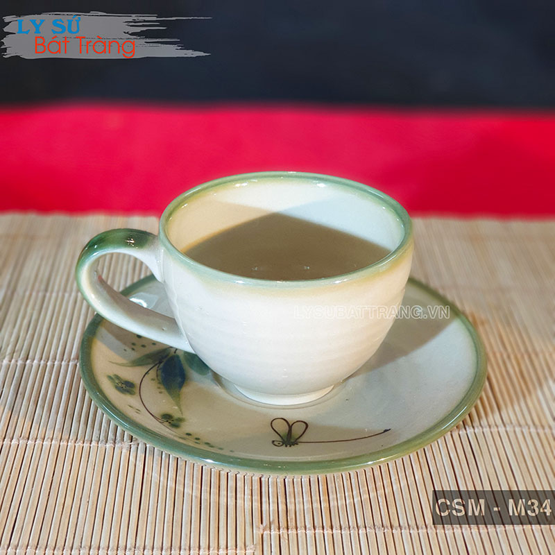 Ly sứ Bát tràng vẽ tay