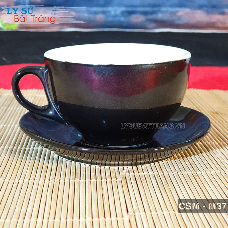 Tách campuchino sứ Bát Tràng