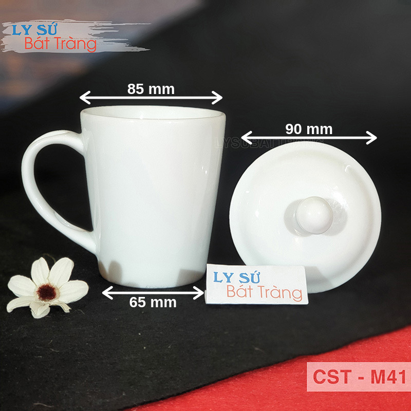 Ly sứ trắng Bát Tràng giá rẻ