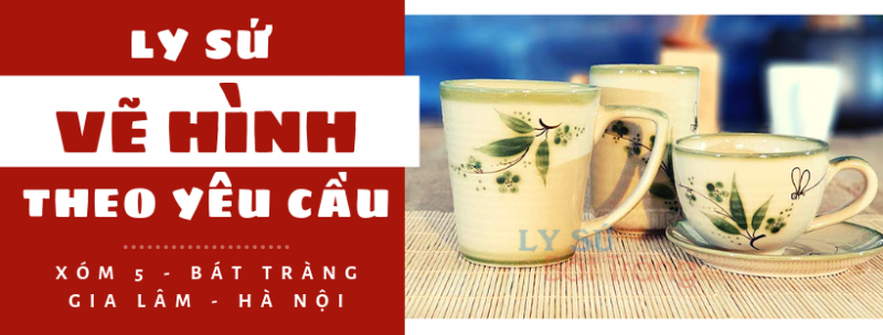 ly sứ vẽ hình