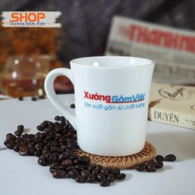 Ly sứ trắng eo thon