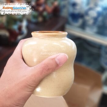 Lu uống bia mini 400ml bằng sứ